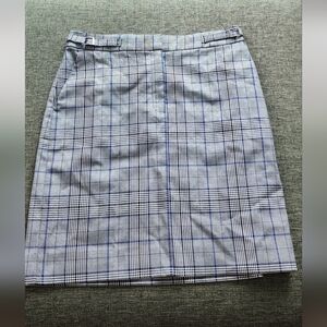 Halogen Classic Plaid Pencil Skirt